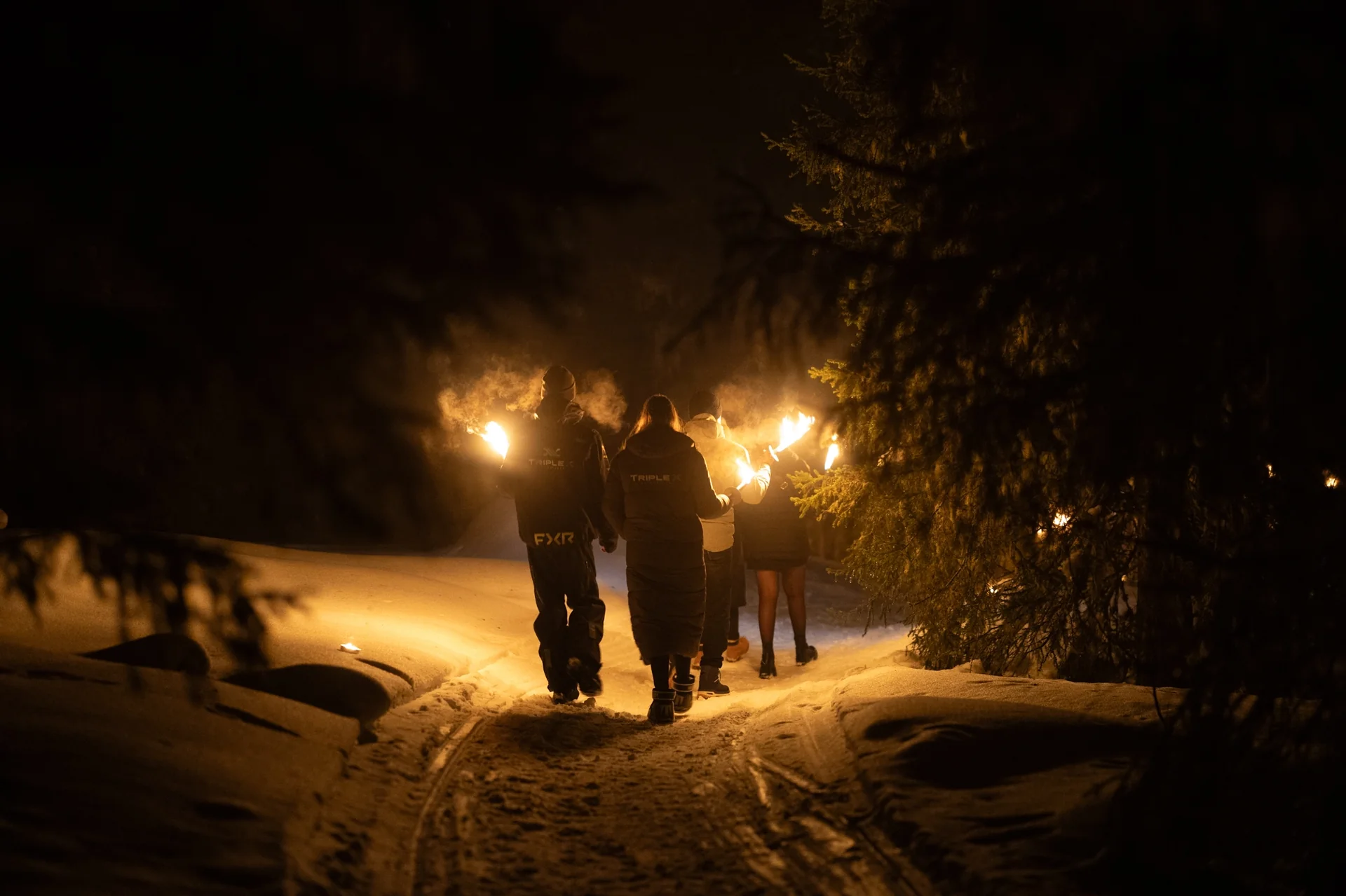 Evening Torchwalk